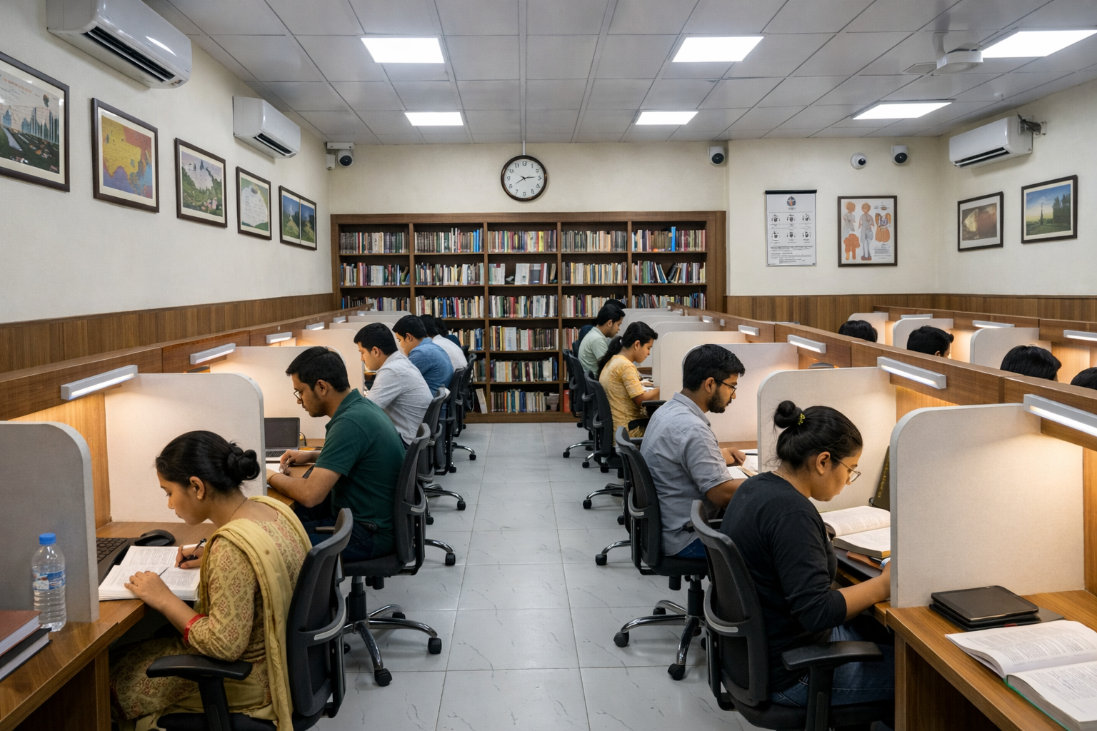Library interior